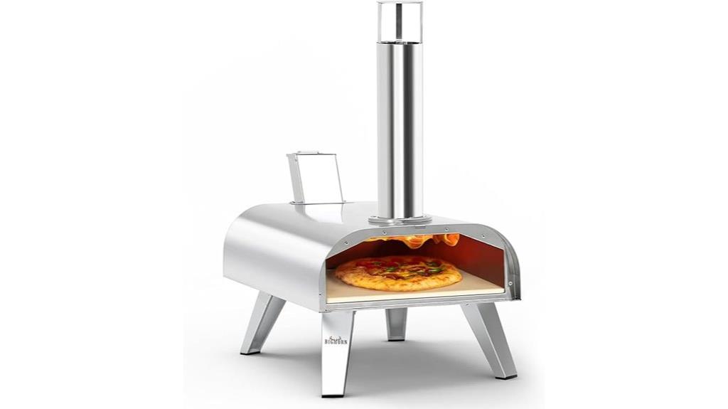 12 inch pellet pizza oven