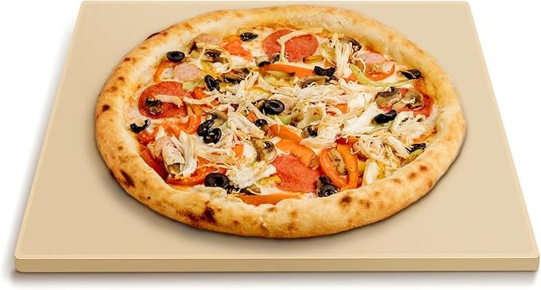 12 inch square pizza stone