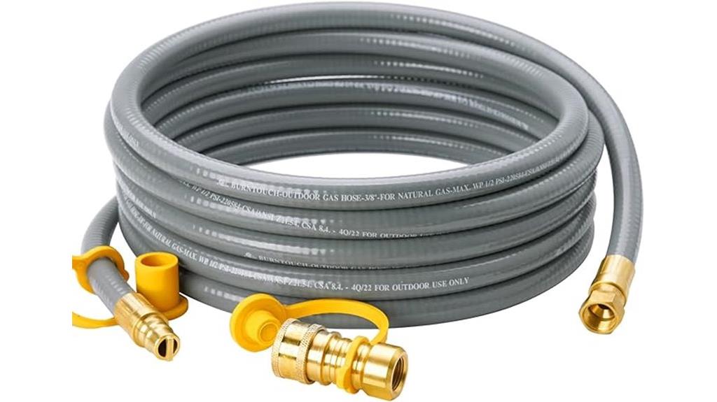 15 foot gas hose