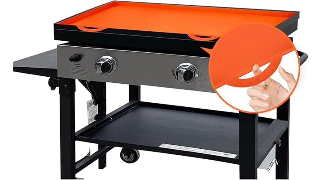 17 inch silicone griddle cover