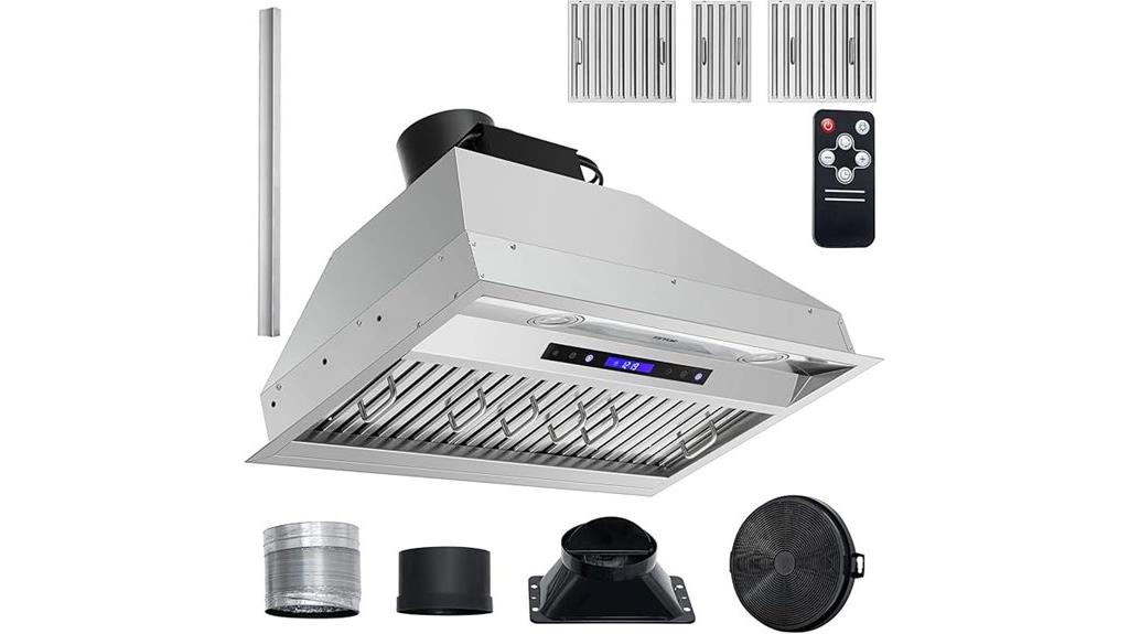 30 inch stainless steel hood