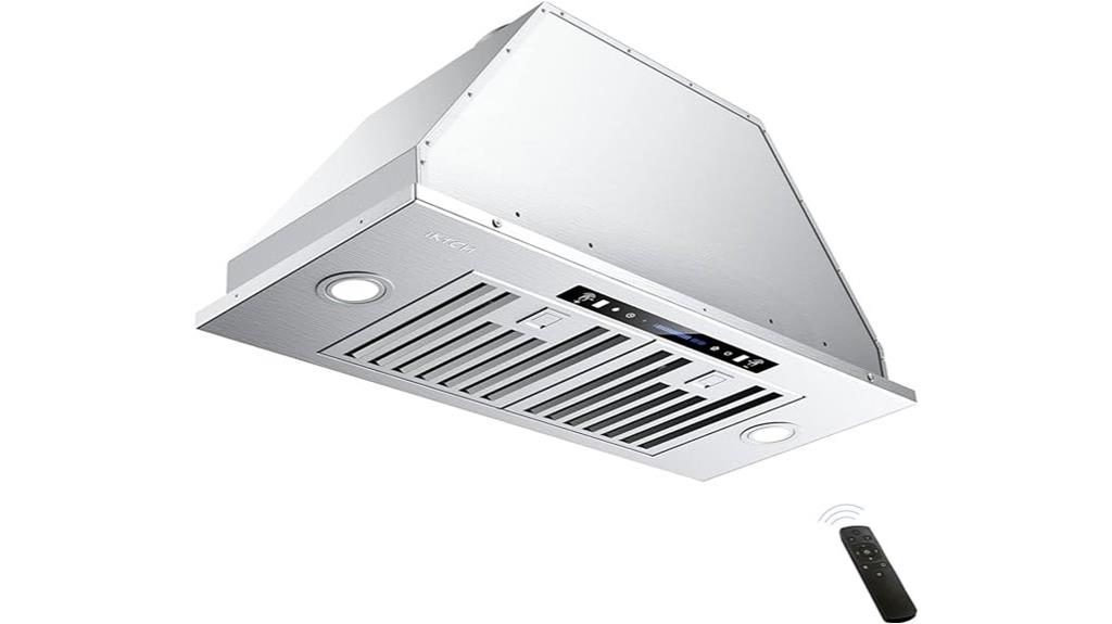 30 inch touch control range hood