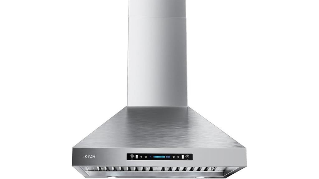 36 inch wall mounted range hood