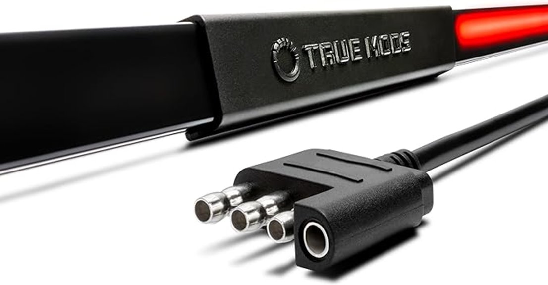 49 inch smoke led tailgate