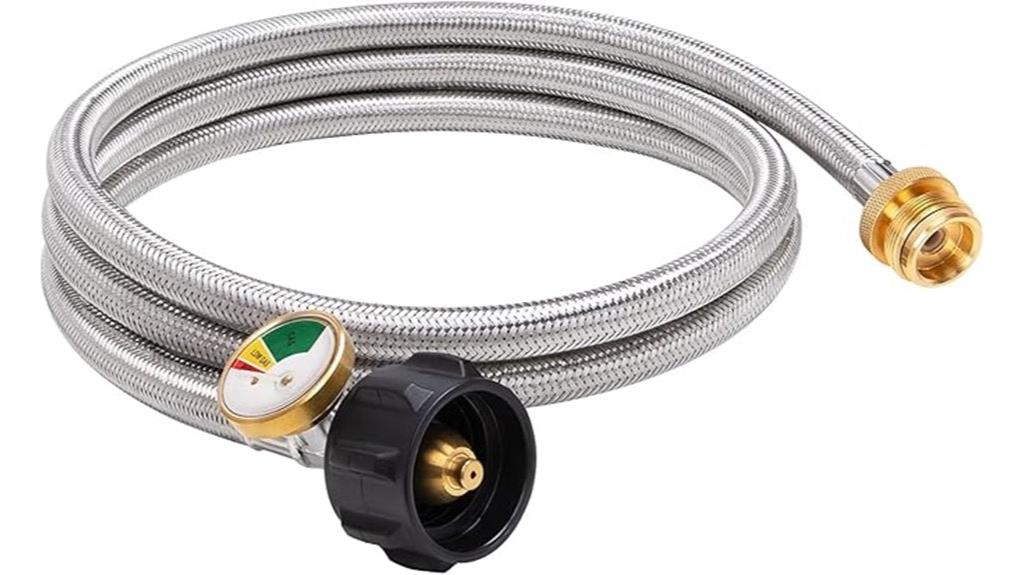 6 foot braided propane hose