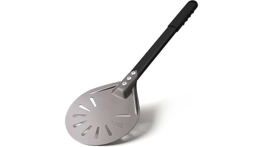 6 inch perforated aluminum pizza peel