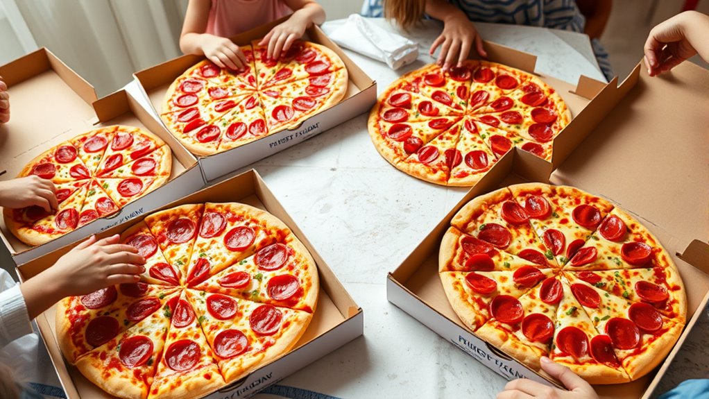 adjust pizza slices appropriately