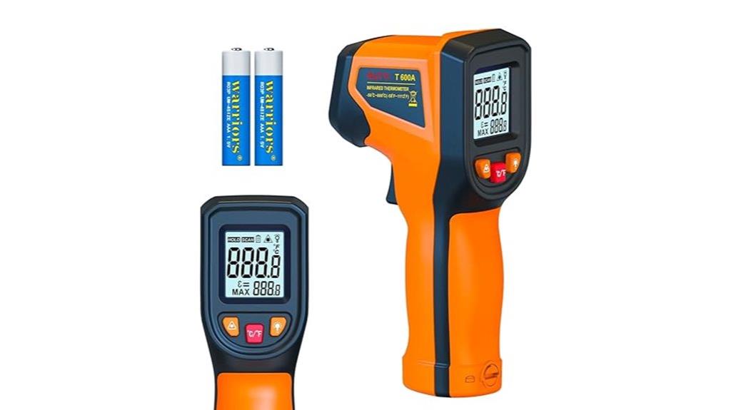 adjustable non contact thermometer