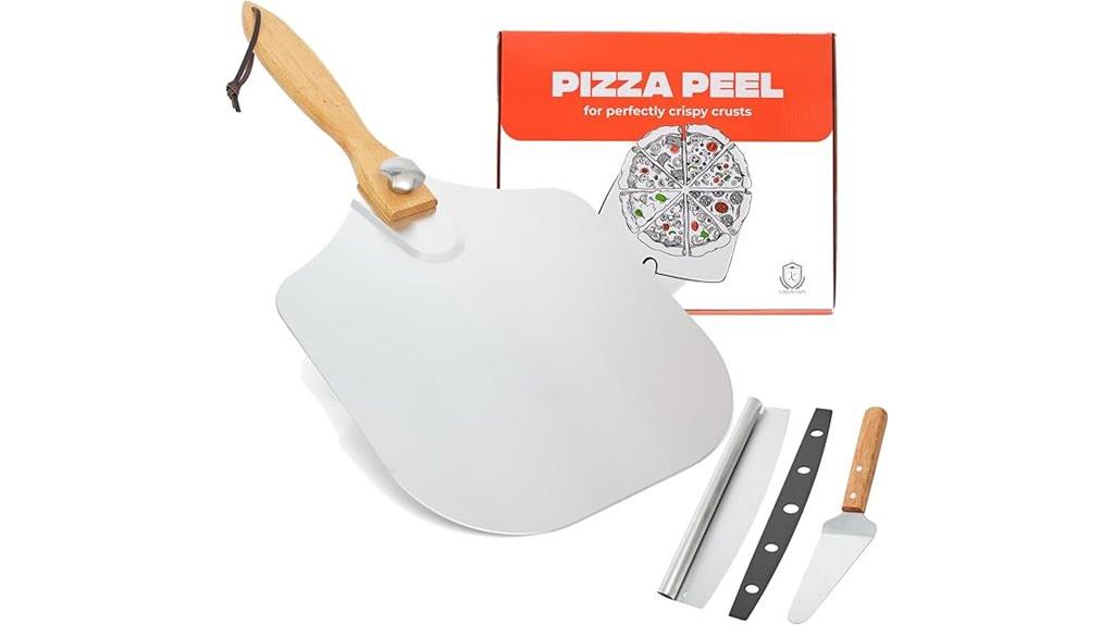 aluminum pizza peel with handle