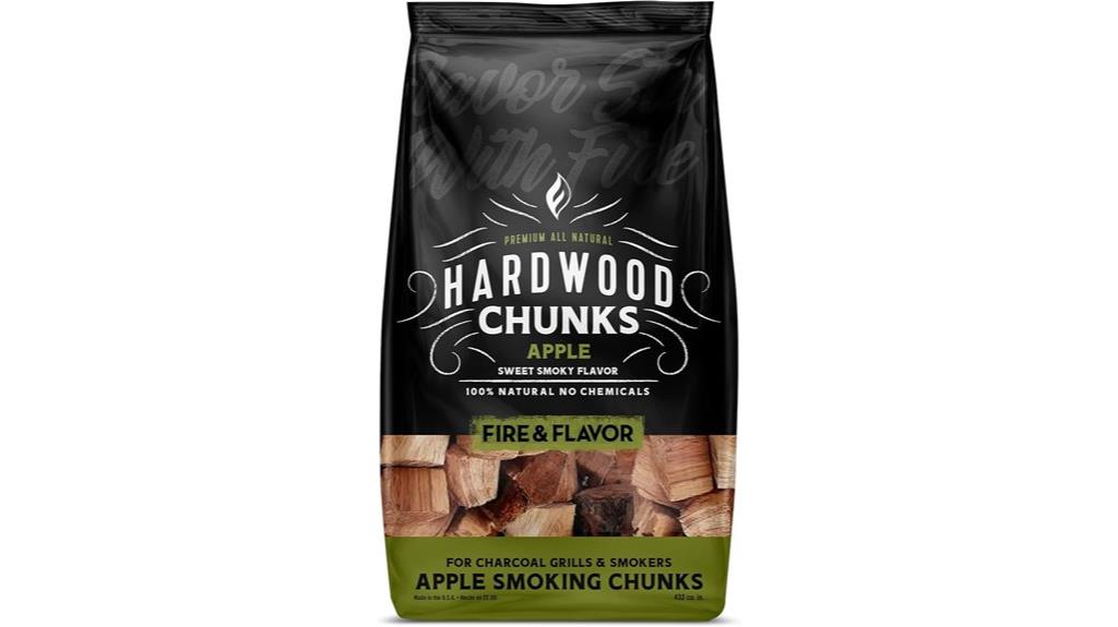 apple wood smoking chunks