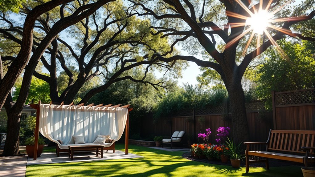 assess sunlight and shade needs