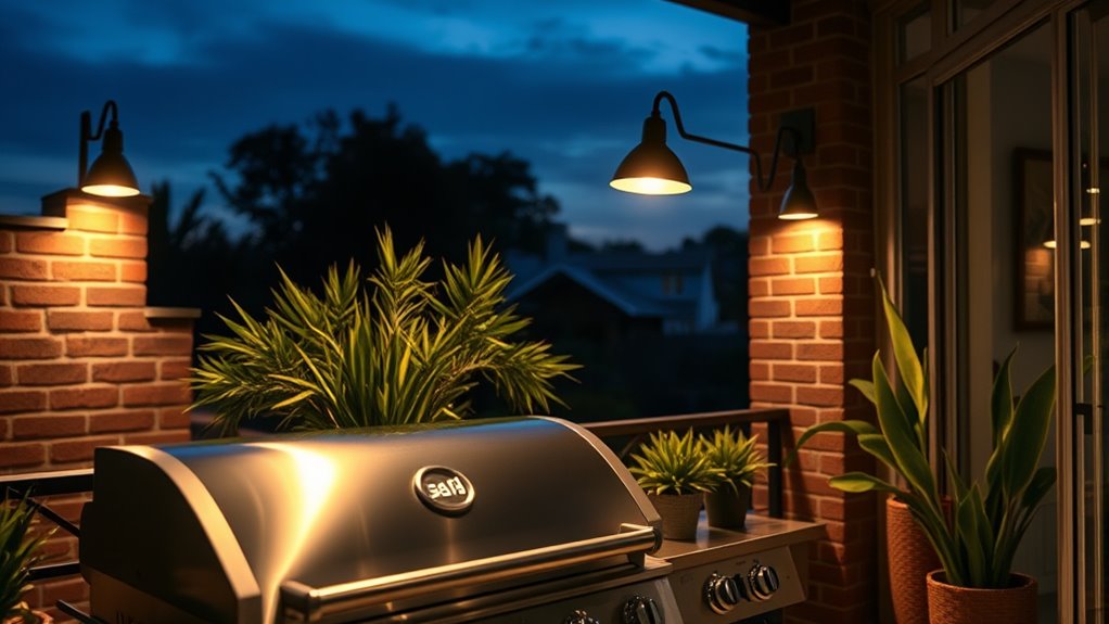 balcony grill light features