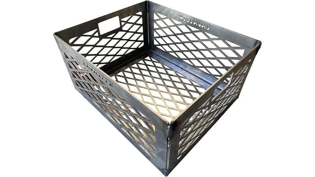 bbq charcoal basket dimensions