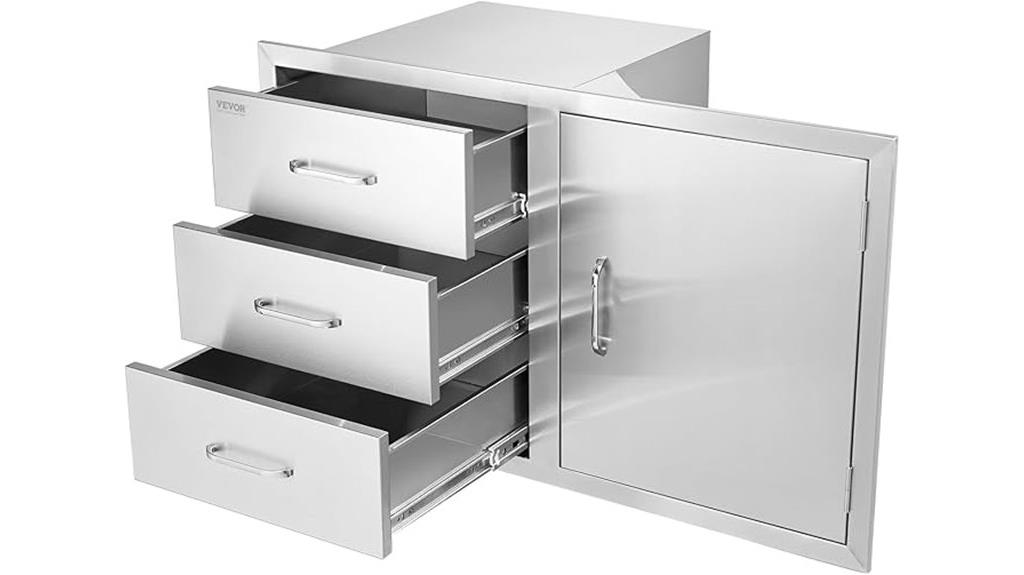 bbq island storage cabinets