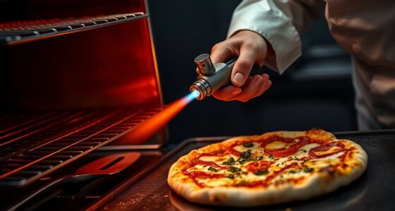broiler and torch finishing