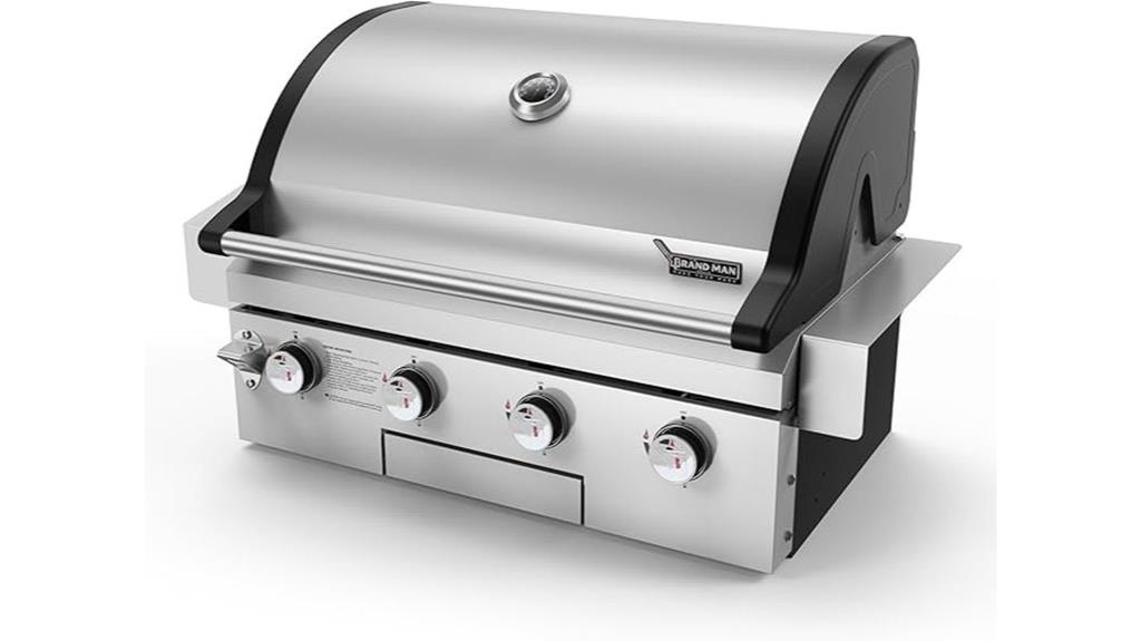 built in 30 inch stainless steel
