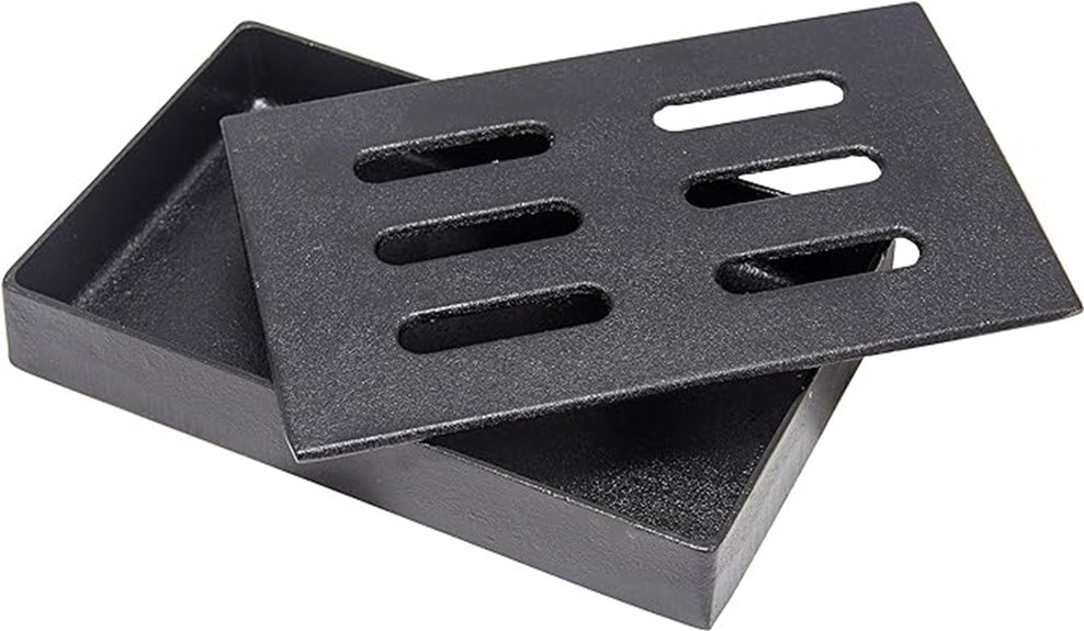 cast iron smoker box