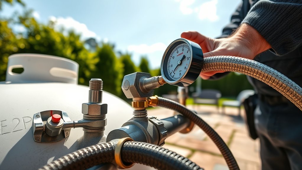 check gas supply pressure