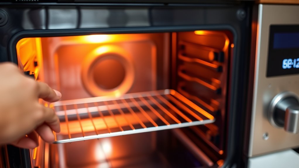 check oven temperature readiness