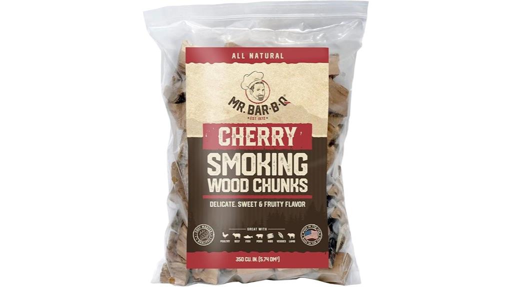 cherry wood chunks 3 5 lbs