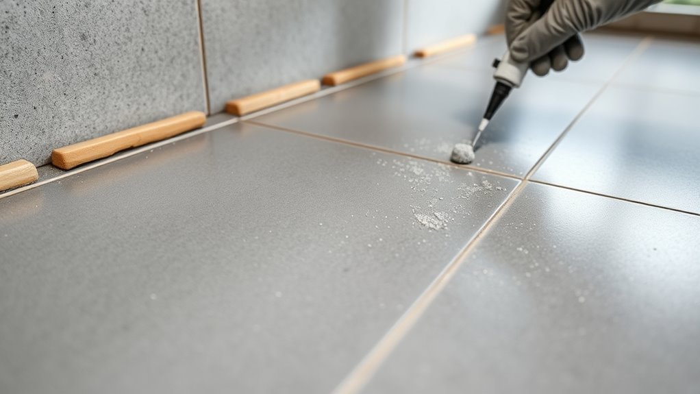 clean stable prepared surface