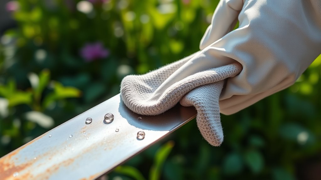 clean tools after use