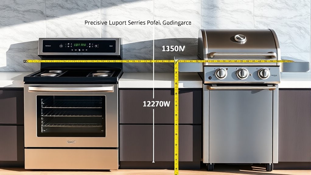 clearance rules for appliances