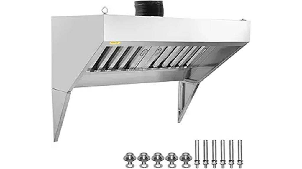 commercial food truck hood