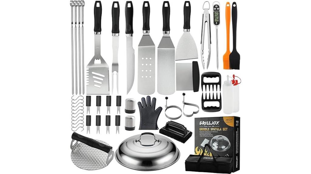 complete 46 piece griddle set
