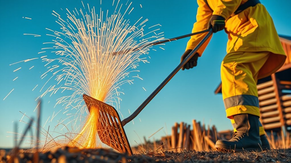 contain sparks and embers