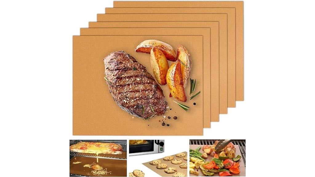 copper grill mats pack