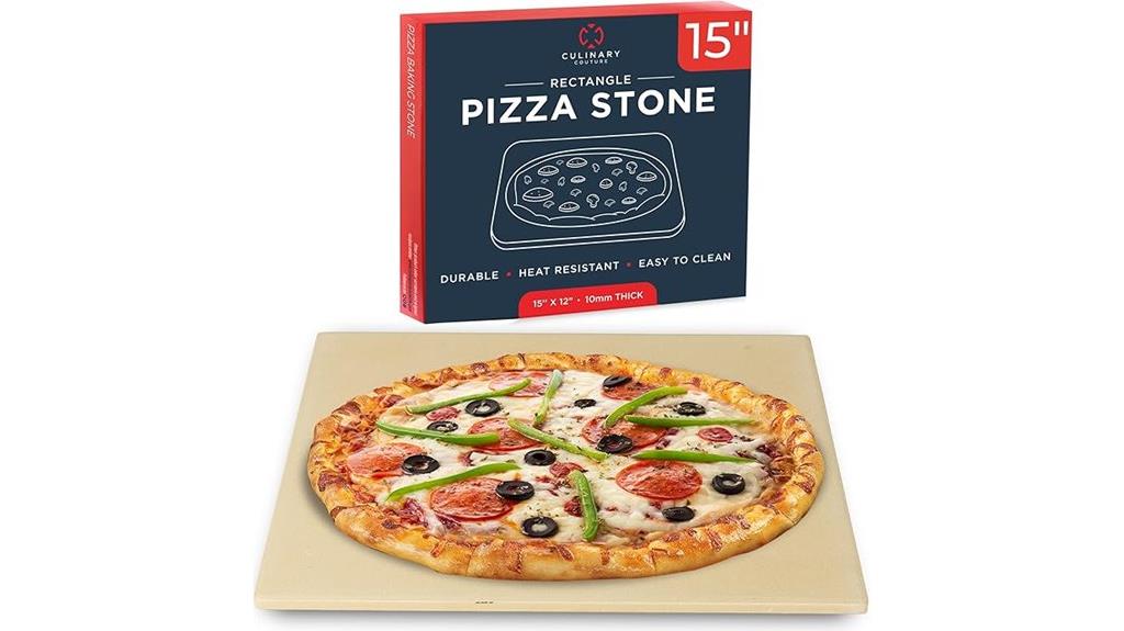 crack resistant easy clean pizza stone
