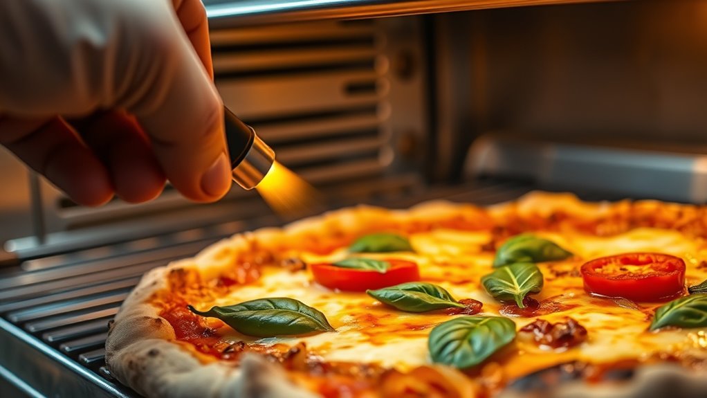 creative pizza finishing touches