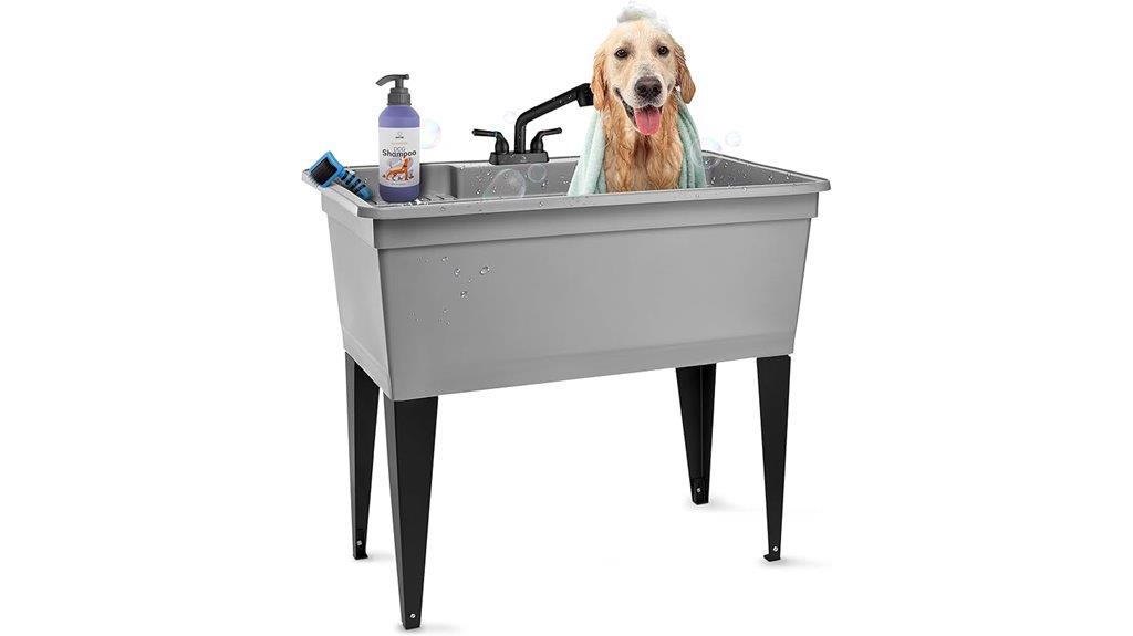 double wide utility sink
