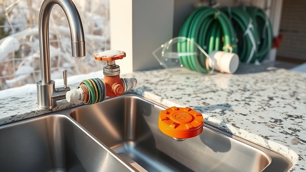 drain winterize outdoor water lines