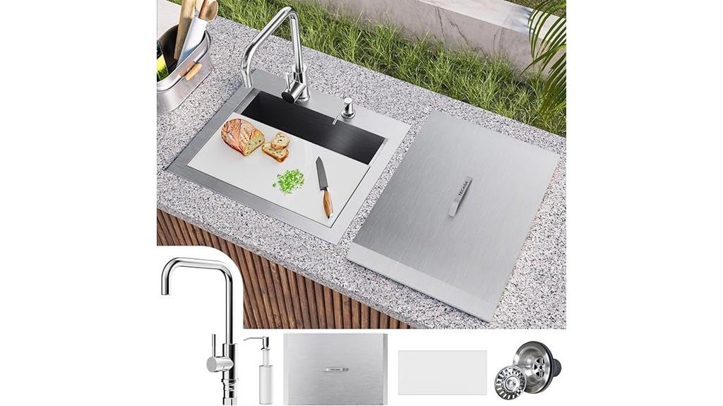 drop in kitchen sink set