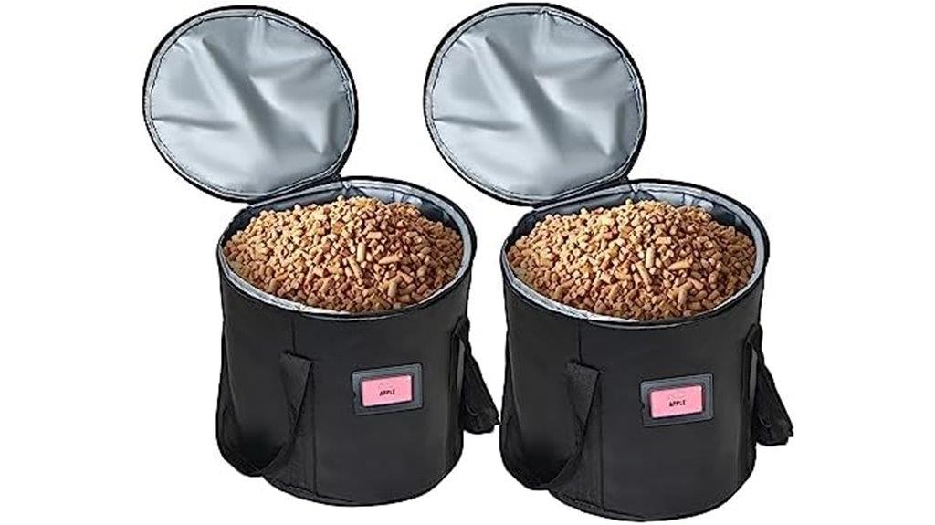 dual 32lbs pellet bins