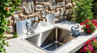 durable heavy duty outdoor sinks