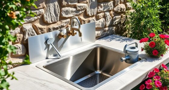 durable heavy duty outdoor sinks