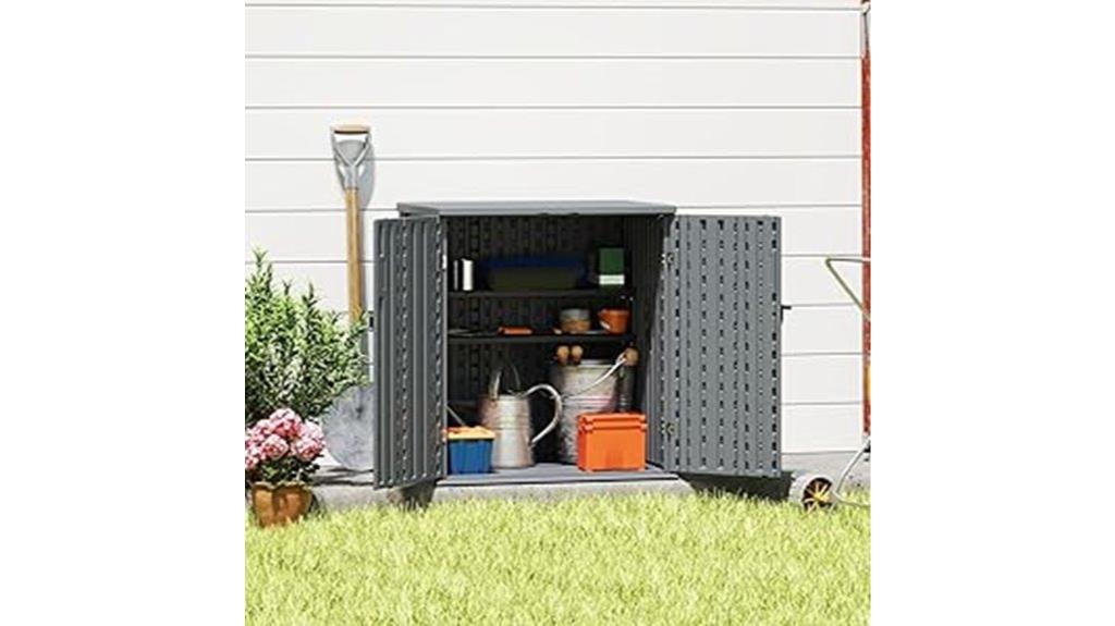 durable locking outdoor storage