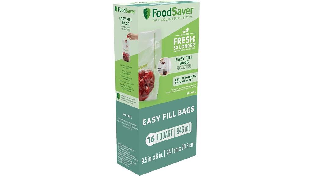 easy fill vacuum bags
