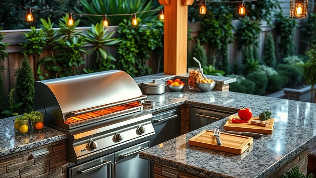 efficient outdoor cooking setup