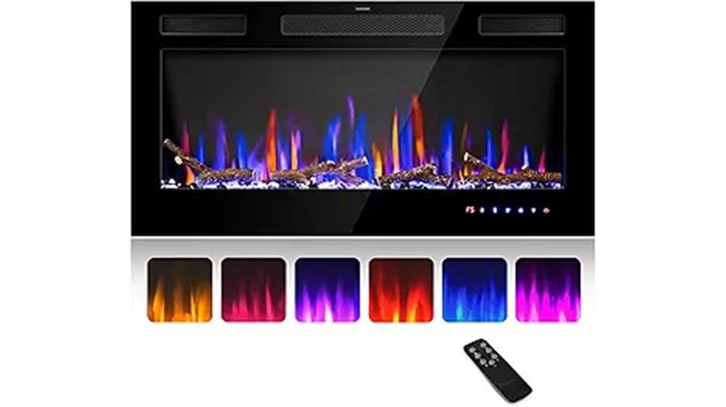 electric fireplace inserts with remote