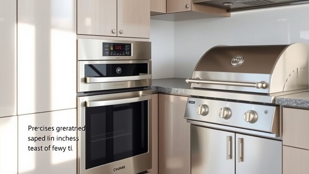 ensure safe appliance spacing