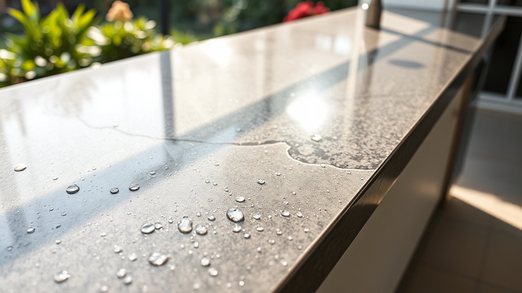 ensure slip resistant outdoor surfaces