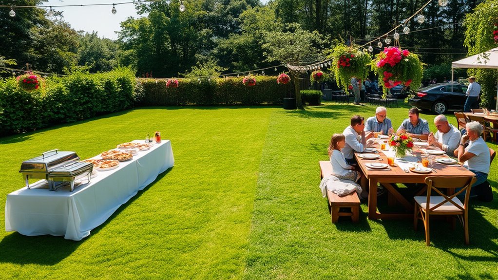 event layout and flow