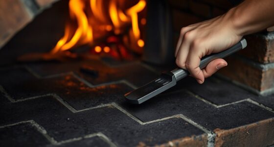 fast wood oven de sooting