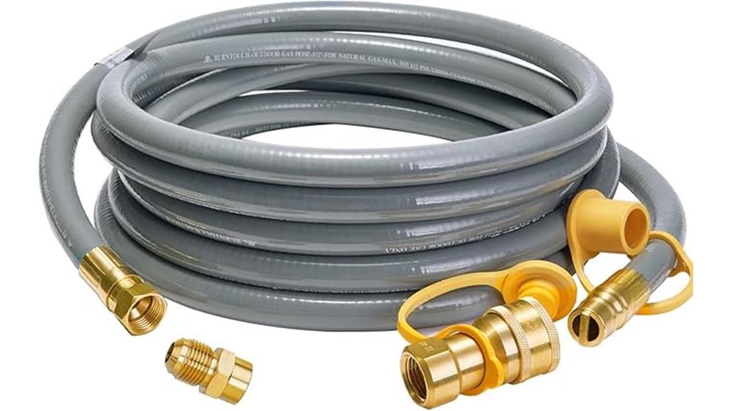 fifteen foot gas hose
