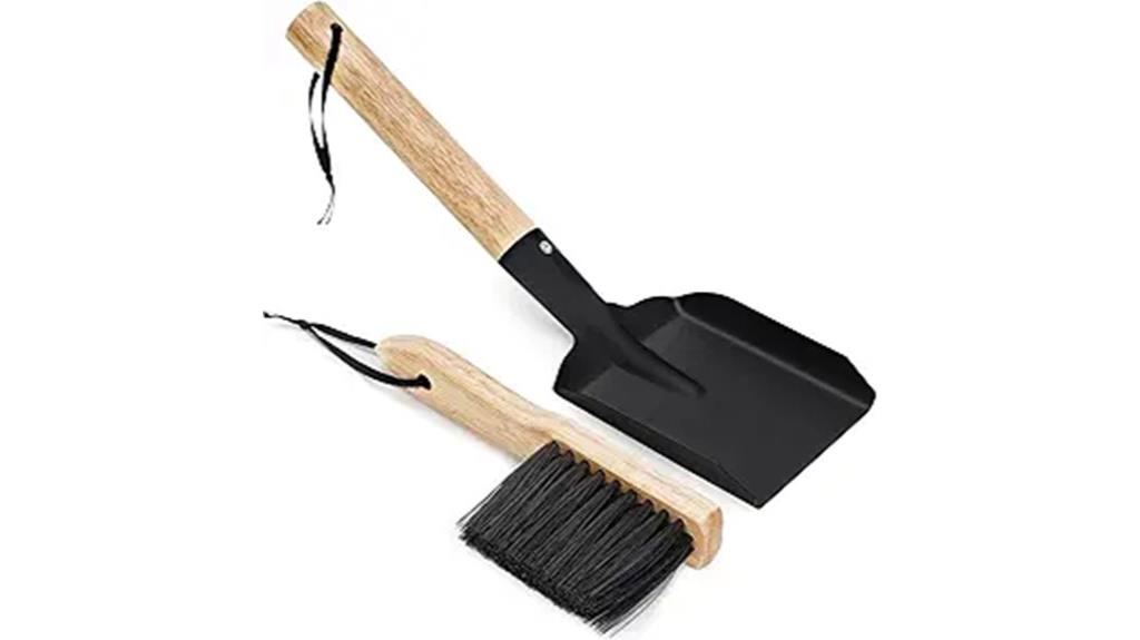 fireplace ash and hearth tools