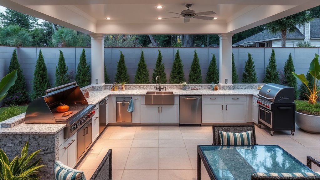 flexible outdoor cooking options